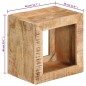 vidaXL Hocker 40x30x40 cm Massivholz Mango vidaXL Hocker 40x30x40 cm Massivholz Mango