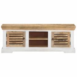 vidaXL TV-Schrank 110x30x40 cm Massivholz Mango