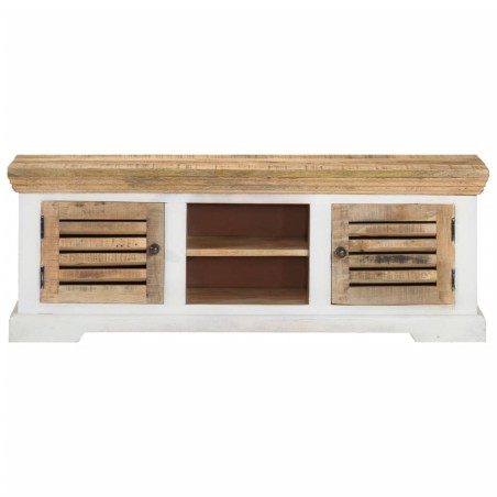 vidaXL TV-Schrank 110x30x40 cm Massivholz Mango