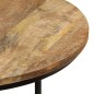 vidaXL Satztische 2 Stk. Rohes Mangoholz vidaXL Satztische 2 Stk. Rohes Mangoholz
