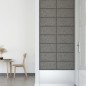 Wandpaneele 12 Stk. Hellgrau 60x30 cm Stoff 2,16 m² Wandpaneele 12 Stk. Hellgrau 60x30 cm Stoff 2,16 m²