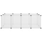 vidaXL Kleintierkäfig Transparent 144x74x46,5 cm PP und Stahl vidaXL Kleintierkäfig Transparent 144x74x46,5 cm PP und Stahl
