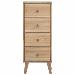 vidaXL Kommode 40x30x100 cm Massivholz Teak