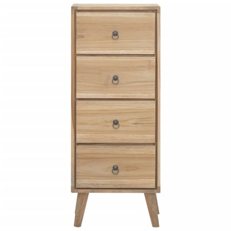 vidaXL Kommode 40x30x100 cm Massivholz Teak
