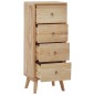 vidaXL Kommode 40x30x100 cm Massivholz Teak vidaXL Kommode 40x30x100 cm Massivholz Teak