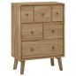 vidaXL Kommode 56x30x80 cm Massivholz Teak vidaXL Kommode 56x30x80 cm Massivholz Teak