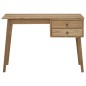 vidaXL Schreibtisch mit 2 Schubladen 110x52x75 cm Massivholz Teak vidaXL Schreibtisch mit 2 Schubladen 110x52x75 cm Massivholz Teak