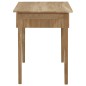 vidaXL Schreibtisch mit 2 Schubladen 110x52x75 cm Massivholz Teak vidaXL Schreibtisch mit 2 Schubladen 110x52x75 cm Massivholz Teak