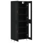 Highboard Schwarz 69,5x34x180 cm Holzwerkstoff Highboard Schwarz 69,5x34x180 cm Holzwerkstoff