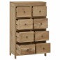 vidaXL Kommode 55x30x90 cm Massivholz Teak vidaXL Kommode 55x30x90 cm Massivholz Teak
