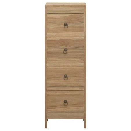 vidaXL Kommode 40x30x100 cm Massivholz Teak