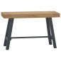 vidaXL Bank 80 cm Massivholz Teak vidaXL Bank 80 cm Massivholz Teak
