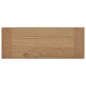 vidaXL Bank 80 cm Massivholz Teak vidaXL Bank 80 cm Massivholz Teak