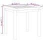 vidaXL Beistelltisch 45x45x45 cm Massivholz Teak vidaXL Beistelltisch 45x45x45 cm Massivholz Teak