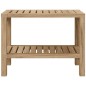 vidaXL Duschbank 60x30x45 cm Massivholz Teak vidaXL Duschbank 60x30x45 cm Massivholz Teak