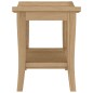 vidaXL Badezimmer-Beistelltisch 50x35x45 cm Massivholz Teak vidaXL Badezimmer-Beistelltisch 50x35x45 cm Massivholz Teak