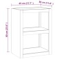 vidaXL Beistelltisch 45x30x60 cm Massivholz Teak vidaXL Beistelltisch 45x30x60 cm Massivholz Teak