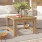 vidaXL Couchtisch 45x45x30 cm Massivholz Teak vidaXL Couchtisch 45x45x30 cm Massivholz Teak