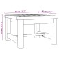 vidaXL Couchtisch 45x45x30 cm Massivholz Teak vidaXL Couchtisch 45x45x30 cm Massivholz Teak