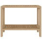 vidaXL Duschbank 60x30x45 cm Massivholz Teak vidaXL Duschbank 60x30x45 cm Massivholz Teak