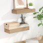 vidaXL Wandregale 2 Stk. 40x15x4 cm Massivholz Teak vidaXL Wandregale 2 Stk. 40x15x4 cm Massivholz Teak