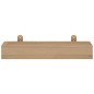 vidaXL Wandregale 2 Stk. 40x15x4 cm Massivholz Teak vidaXL Wandregale 2 Stk. 40x15x4 cm Massivholz Teak