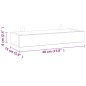 vidaXL Wandregale 2 Stk. 40x15x4 cm Massivholz Teak vidaXL Wandregale 2 Stk. 40x15x4 cm Massivholz Teak