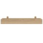 vidaXL Wandregale 2 Stk. 60x15x6 cm Massivholz Teak vidaXL Wandregale 2 Stk. 60x15x6 cm Massivholz Teak