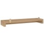 vidaXL Wandregale 2 Stk. 60x15x6 cm Massivholz Teak vidaXL Wandregale 2 Stk. 60x15x6 cm Massivholz Teak
