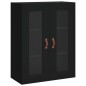 Highboard Schwarz 69,5x34x180 cm Holzwerkstoff Highboard Schwarz 69,5x34x180 cm Holzwerkstoff