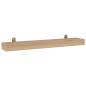 vidaXL Wandregale 2 Stk. 90x15x4 cm Massivholz Teak vidaXL Wandregale 2 Stk. 90x15x4 cm Massivholz Teak