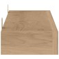 vidaXL Wandregale 2 Stk. 90x15x4 cm Massivholz Teak vidaXL Wandregale 2 Stk. 90x15x4 cm Massivholz Teak