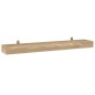 vidaXL Wandregale 2 Stk. 110x15x6 cm Massivholz Teak vidaXL Wandregale 2 Stk. 110x15x6 cm Massivholz Teak