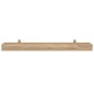 vidaXL Wandregale 2 Stk. 110x15x6 cm Massivholz Teak vidaXL Wandregale 2 Stk. 110x15x6 cm Massivholz Teak