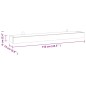 vidaXL Wandregale 2 Stk. 110x15x6 cm Massivholz Teak vidaXL Wandregale 2 Stk. 110x15x6 cm Massivholz Teak