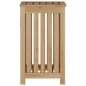 vidaXL Wäschebehälter 35x25x60 cm Massivholz Teak vidaXL Wäschebehälter 35x25x60 cm Massivholz Teak