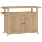 vidaXL Barwagen 120x50x90 cm Massivholz Teak vidaXL Barwagen 120x50x90 cm Massivholz Teak