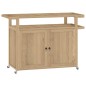 vidaXL Barwagen 120x50x90 cm Massivholz Teak vidaXL Barwagen 120x50x90 cm Massivholz Teak