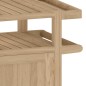vidaXL Barwagen 120x50x90 cm Massivholz Teak vidaXL Barwagen 120x50x90 cm Massivholz Teak