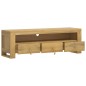 vidaXL TV-Schrank 110x30x35 cm Massivholz Teak vidaXL TV-Schrank 110x30x35 cm Massivholz Teak