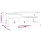 vidaXL TV-Schrank 110x30x35 cm Massivholz Teak vidaXL TV-Schrank 110x30x35 cm Massivholz Teak