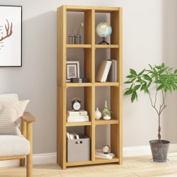 vidaXL Bücherregal 70x30x180 cm Massivholz Teak