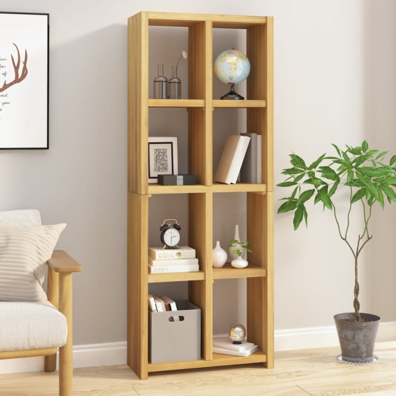 vidaXL Bücherregal 70x30x180 cm Massivholz Teak vidaXL Bücherregal 70x30x180 cm Massivholz Teak