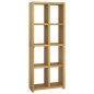 vidaXL Bücherregal 70x30x180 cm Massivholz Teak vidaXL Bücherregal 70x30x180 cm Massivholz Teak