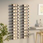 vidaXL Wand-Weinregal für 12 Flaschen 2 Stk. Weiß Eisen vidaXL Wand-Weinregal für 12 Flaschen 2 Stk. Weiß Eisen