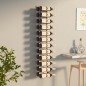vidaXL Wand Weinregal für 24 Flaschen Weiß Eisen vidaXL Wand Weinregal für 24 Flaschen Weiß Eisen