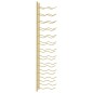 vidaXL Wand-Weinregal für 24 Flaschen Golden Eisen vidaXL Wand-Weinregal für 24 Flaschen Golden Eisen