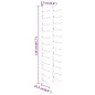 vidaXL Wand-Weinregal für 24 Flaschen Golden Eisen vidaXL Wand-Weinregal für 24 Flaschen Golden Eisen