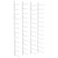 vidaXL Wand-Weinregal für 24 Flaschen 2 Stk. Weiß Eisen vidaXL Wand-Weinregal für 24 Flaschen 2 Stk. Weiß Eisen