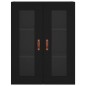 Highboard Schwarz 69,5x34x180 cm Holzwerkstoff Highboard Schwarz 69,5x34x180 cm Holzwerkstoff